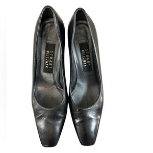 Stuart Weitzman Classic Black Heels Size 6.5 B